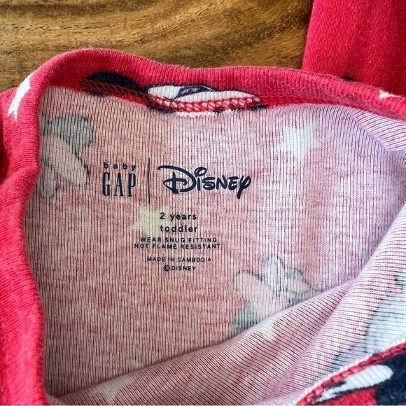 Disney x Gap Mickey Mouse Minnie Mouse Red w/ Stars & Tie Dye PJ Set x2 🐭 - Picture 3 of 16